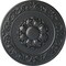 Ekena Millwork Sydney Ceiling Medallion (Fits Canopies up to 5 3/4"), Hand-Painted Pewter, 27 3/4"OD x 2"P CM27SYPES - alternate 1